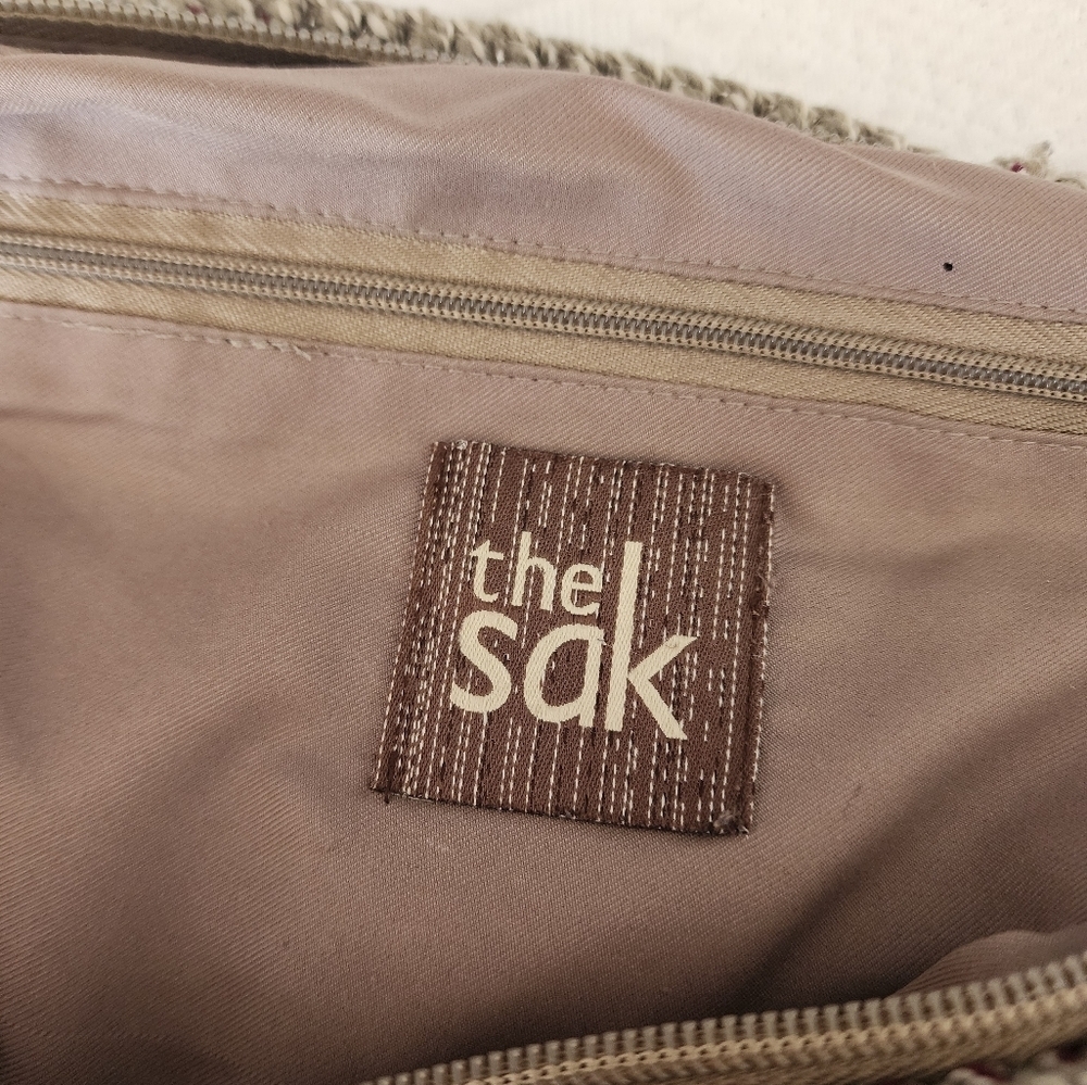 The Sak Crochet Multi Color Striped Shoulder Bag - Picture 8 of 10